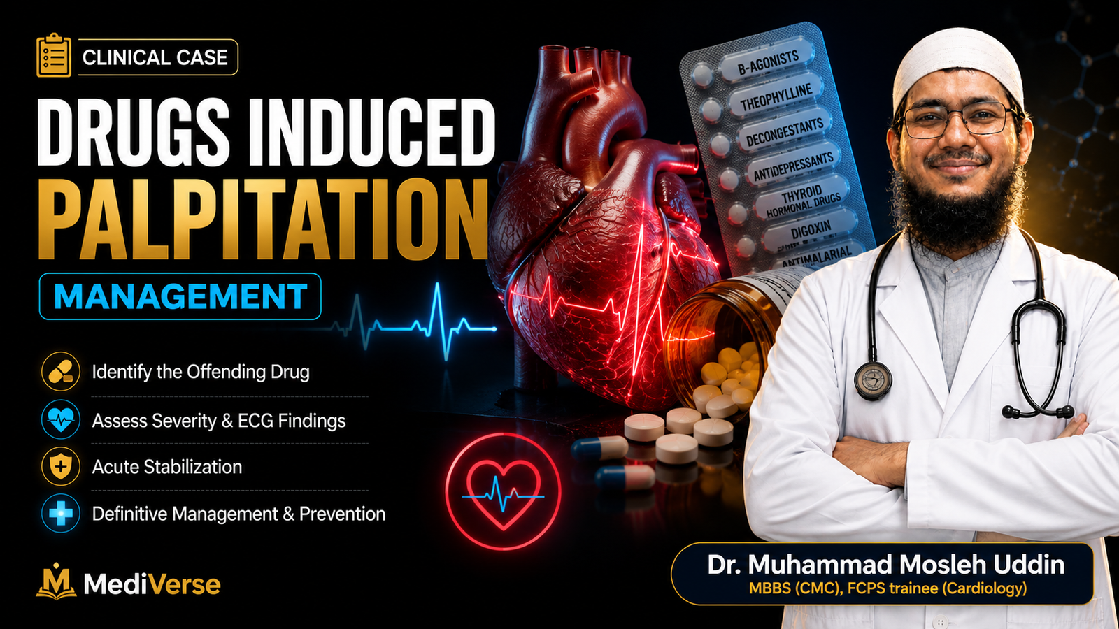 Clinical case | Management of Drugs induced Palpitation